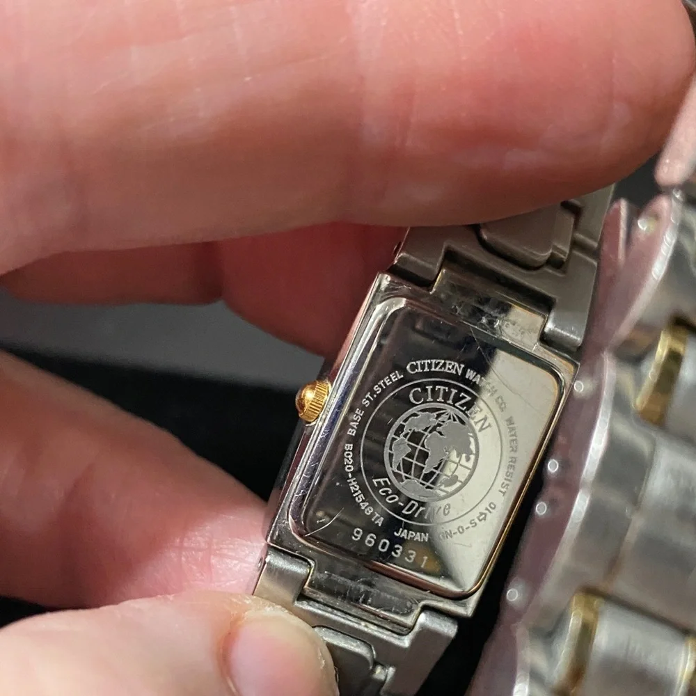 Citizen vintage Eco-Drive Silver and Gold Watch